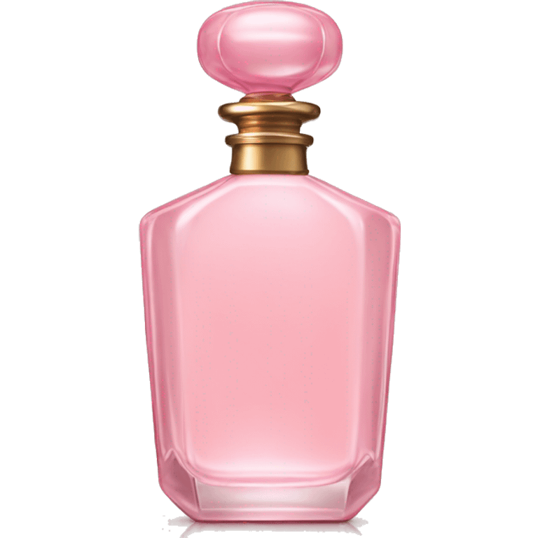 Vintage pastel pink perfume bottle  emoji