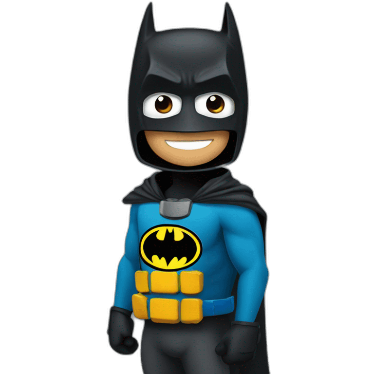 Batman with a snowboard  emoji