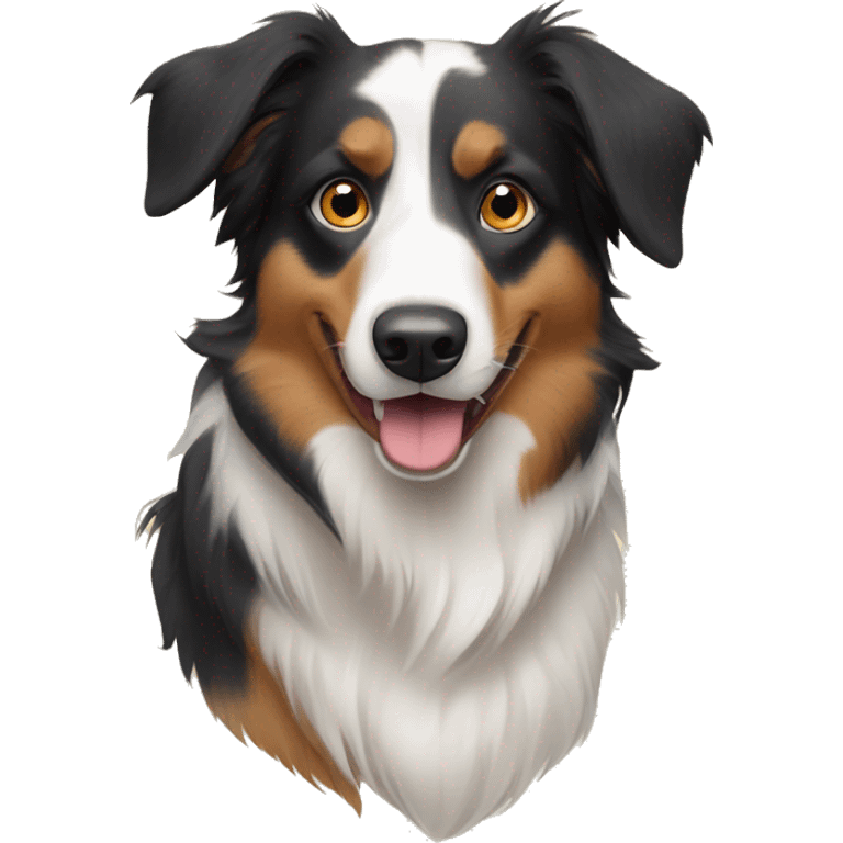 Australian Shepard and border collie mix emoji