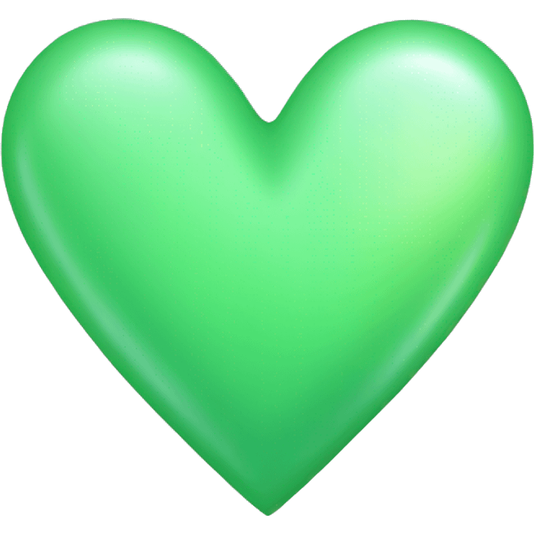 Light green heart emoji