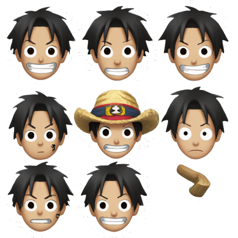 Luffy de one piece  emoji