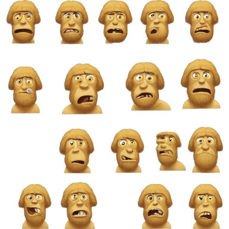 neanderthal spongebob￼ emoji