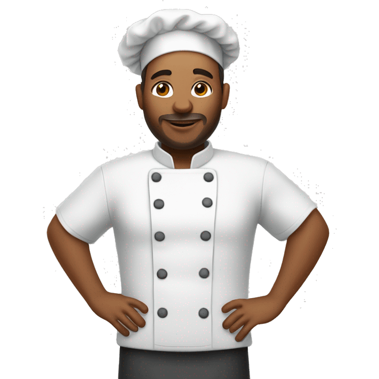 A pregnant male chef emoji