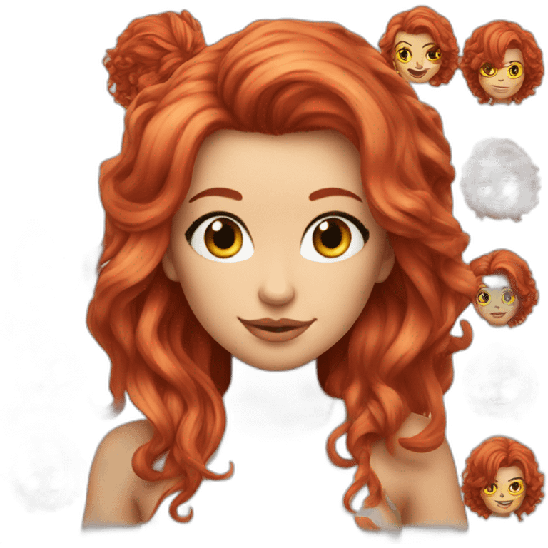 redhead wanda nara emoji