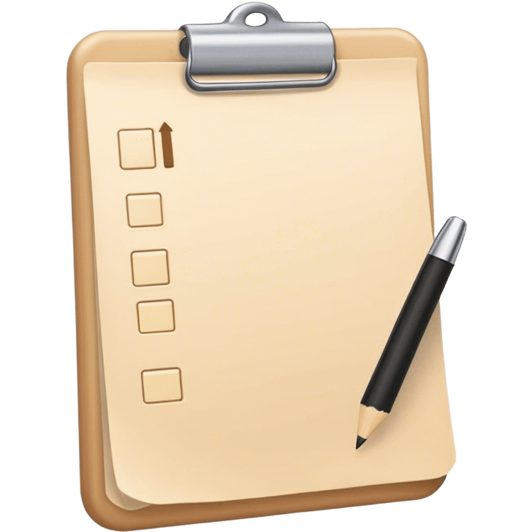 beige task list emoji