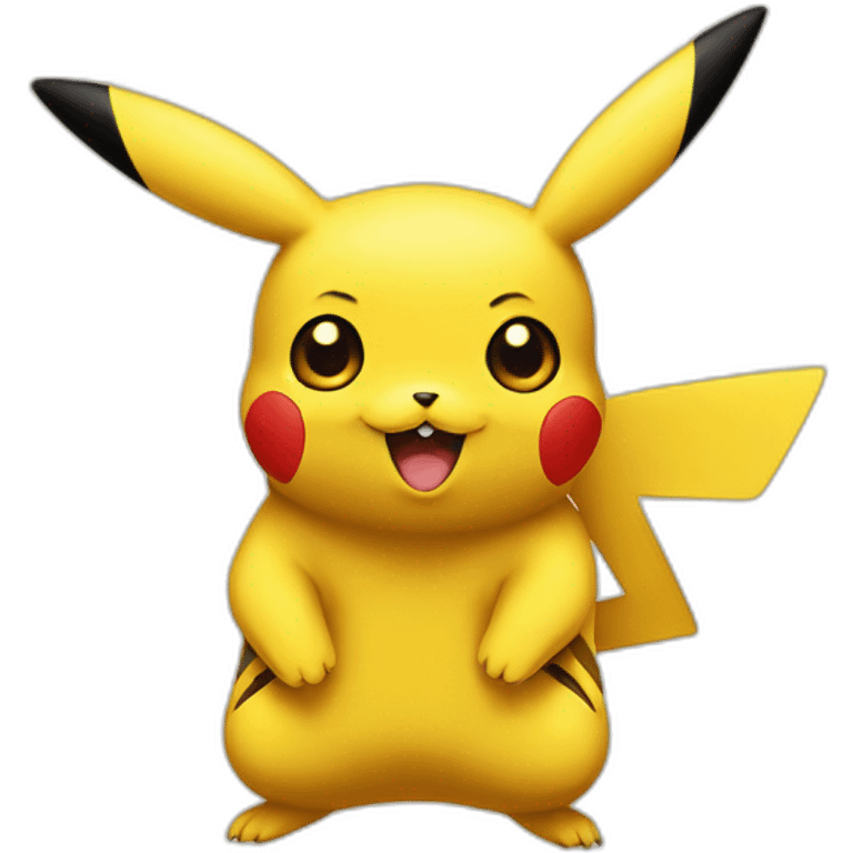 Pikachu with Indian’s face emoji