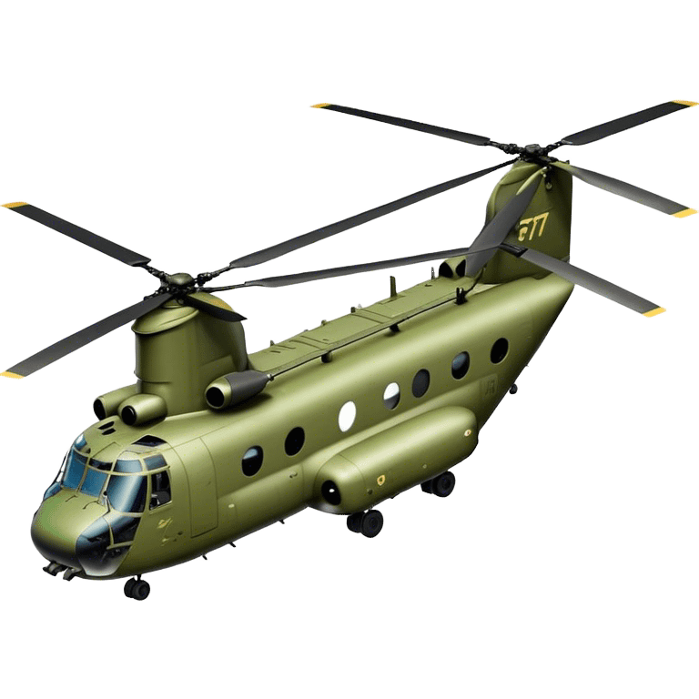 CH-47 Chinook Helicopter - boeing emoji