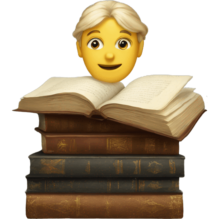 Victorian book emoji