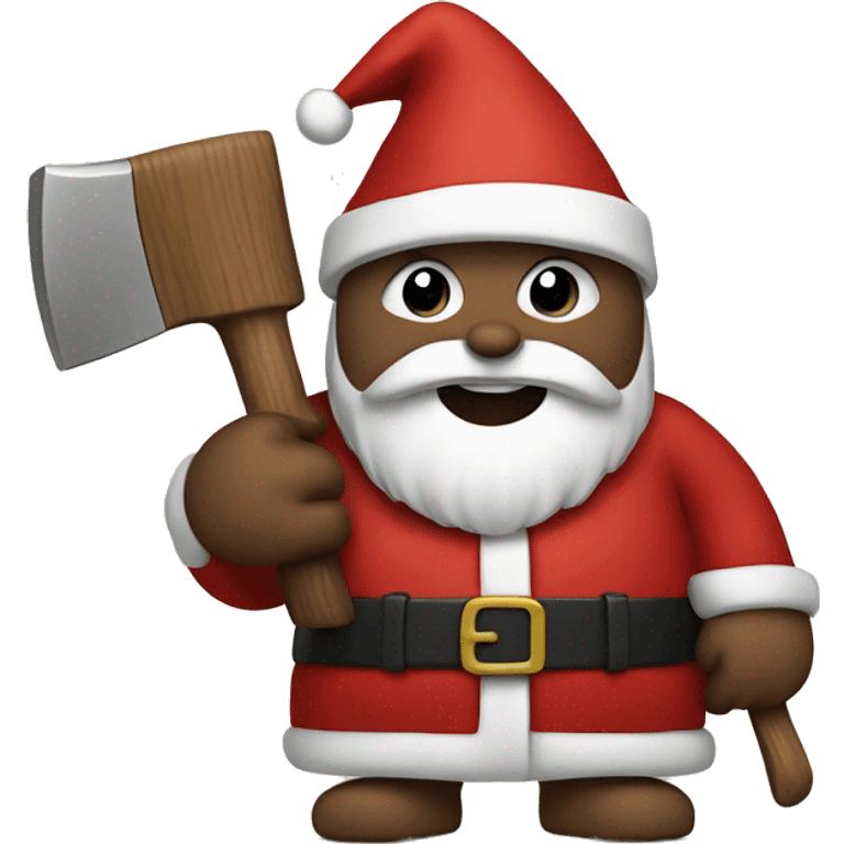 Santa with an axe emoji