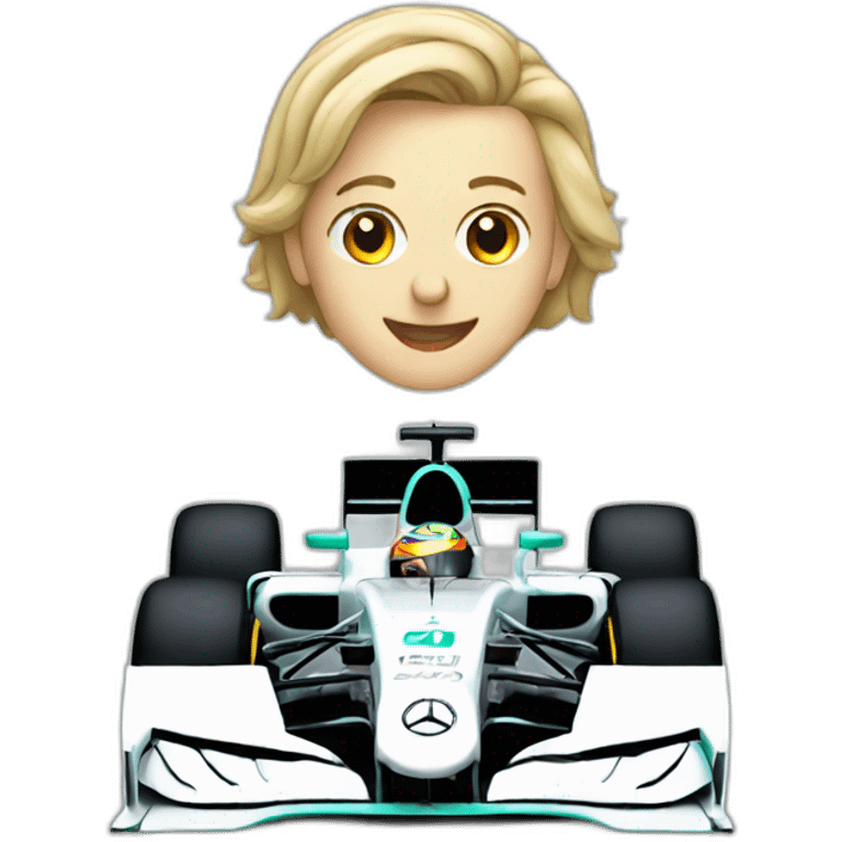 Mercedes formula 1 emoji