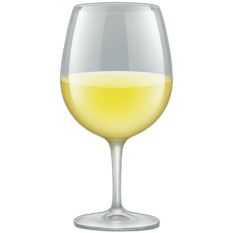 Chardonnay glass emoji