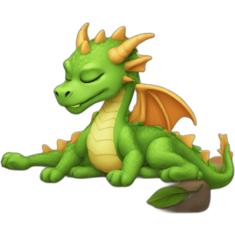 dragon sleeping emoji