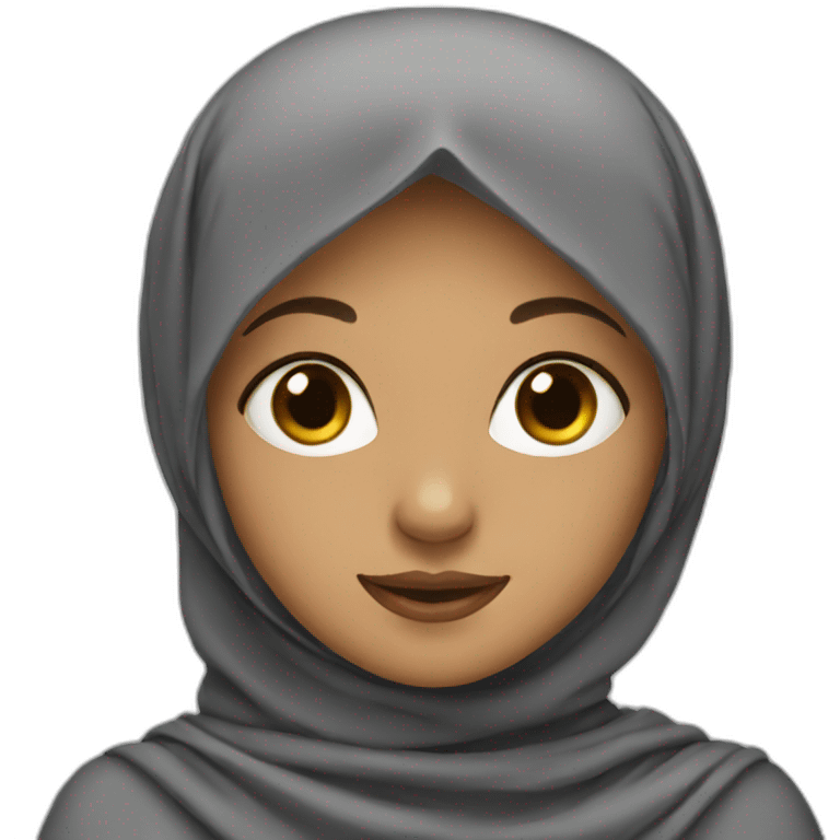 Girl with hijab emoji