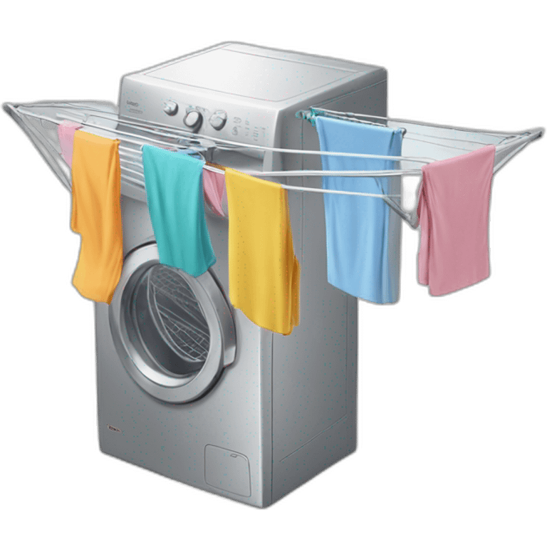 Folding Wing Clothes Dryer emoji