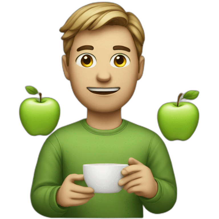 Apple addict emoji