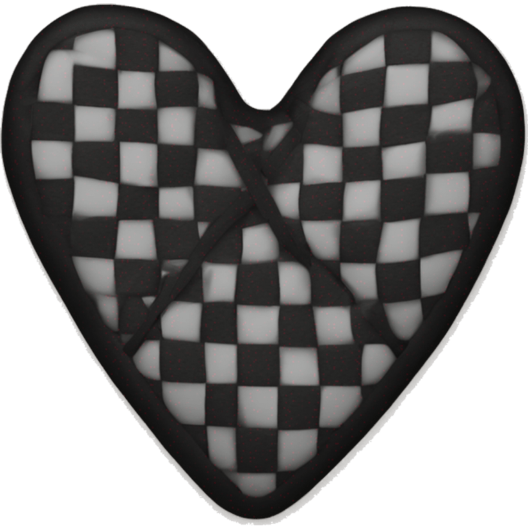 Black heart bandage emoji