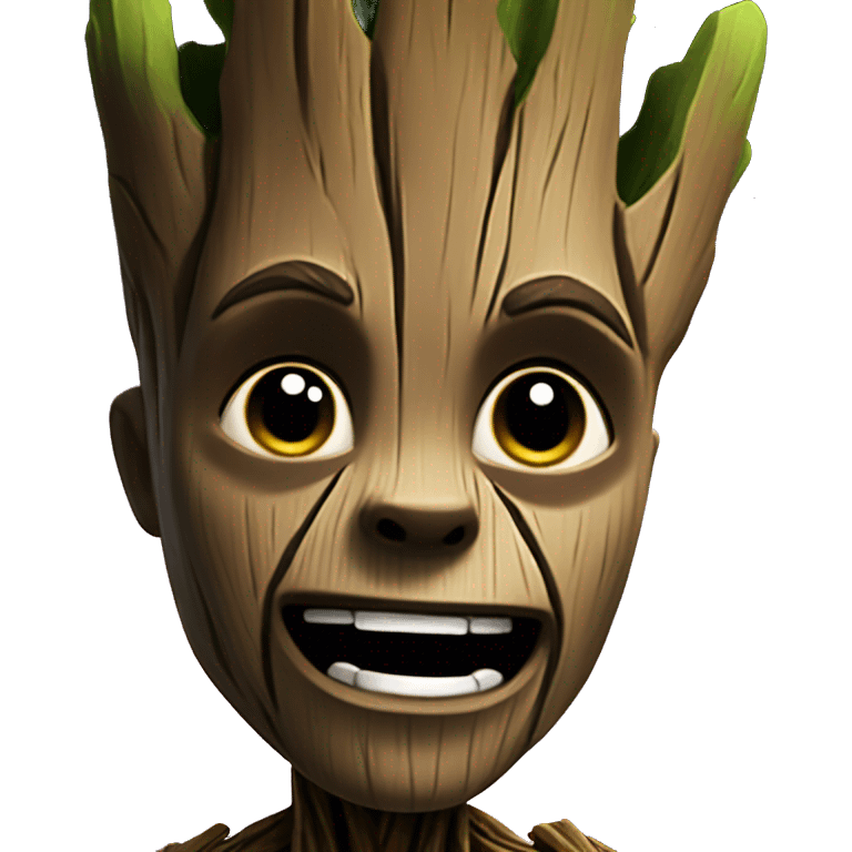 Strong groot galaxy guardians emoji