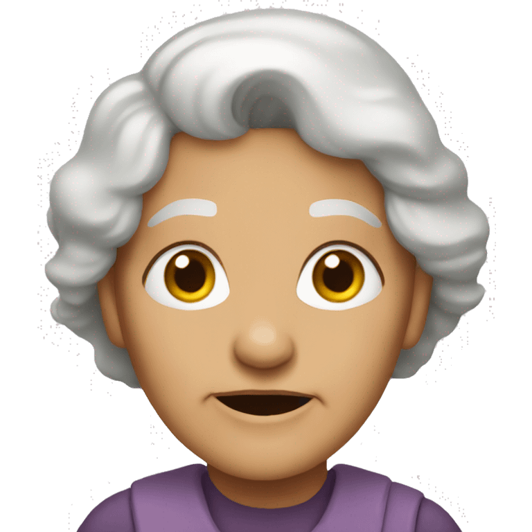 old woman emoji