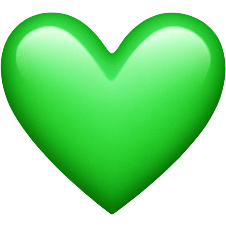 Green heart emoji