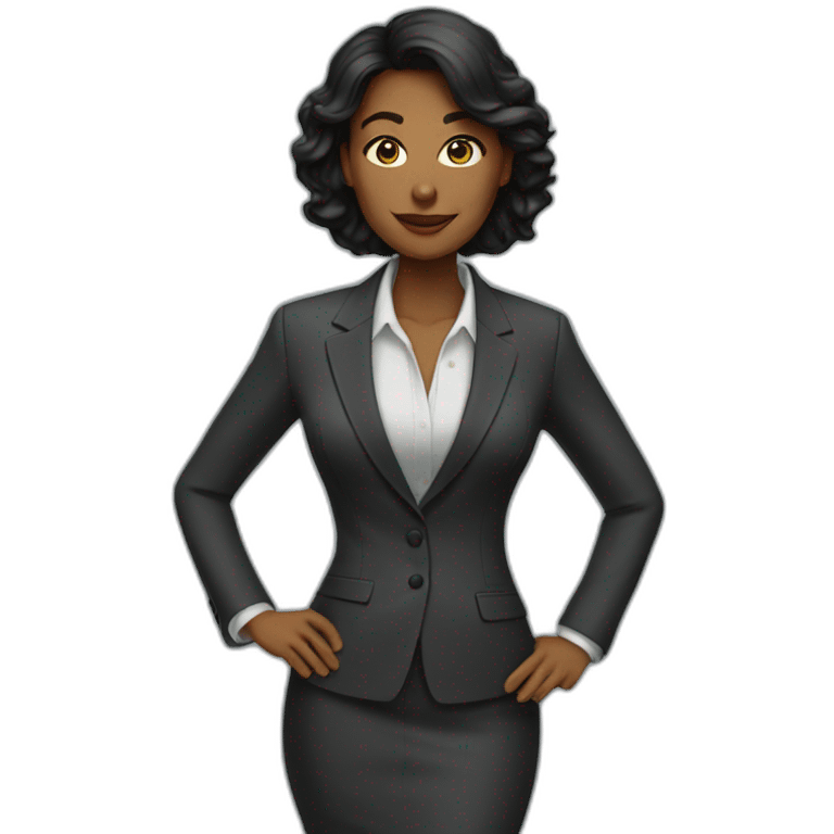 boss woman emoji