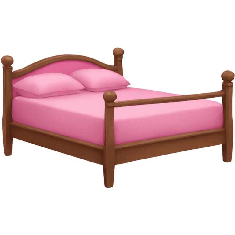 Pink bed emoji