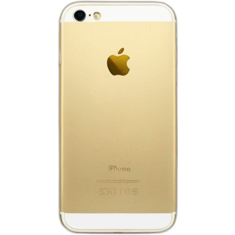 gold iphone emoji