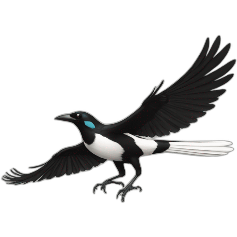 Magpie swoop emoji