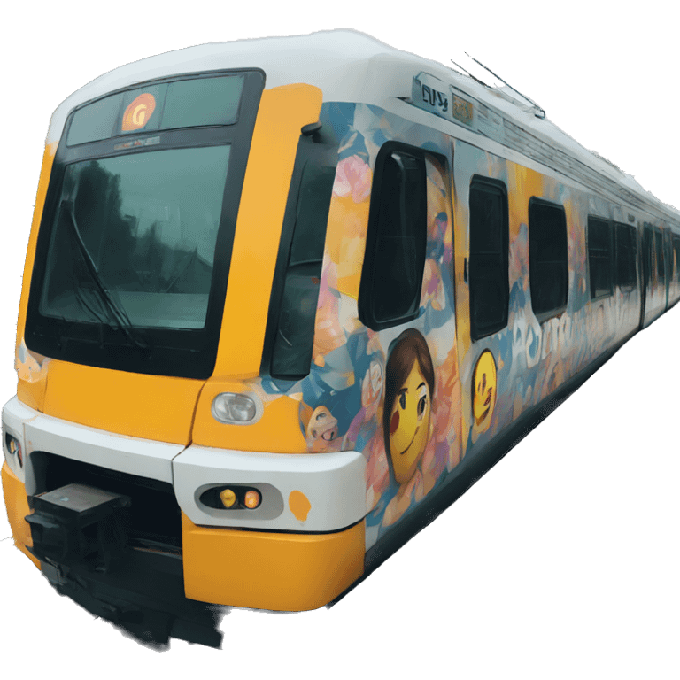 marta train with kpop ad wrap emoji