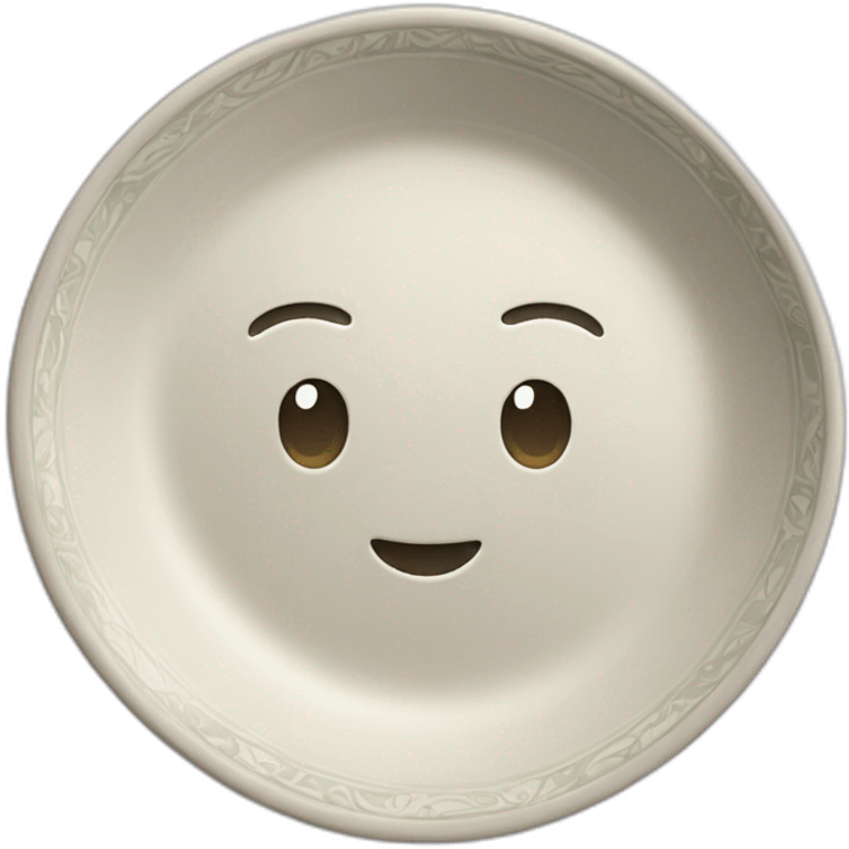 cute plate dollar emoji