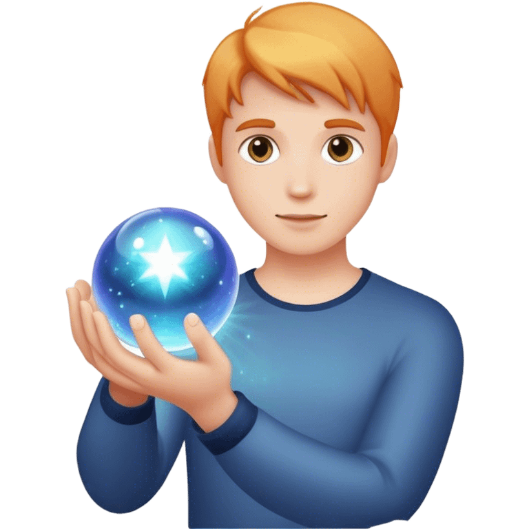 magic ball  sparkl in your hands emoji