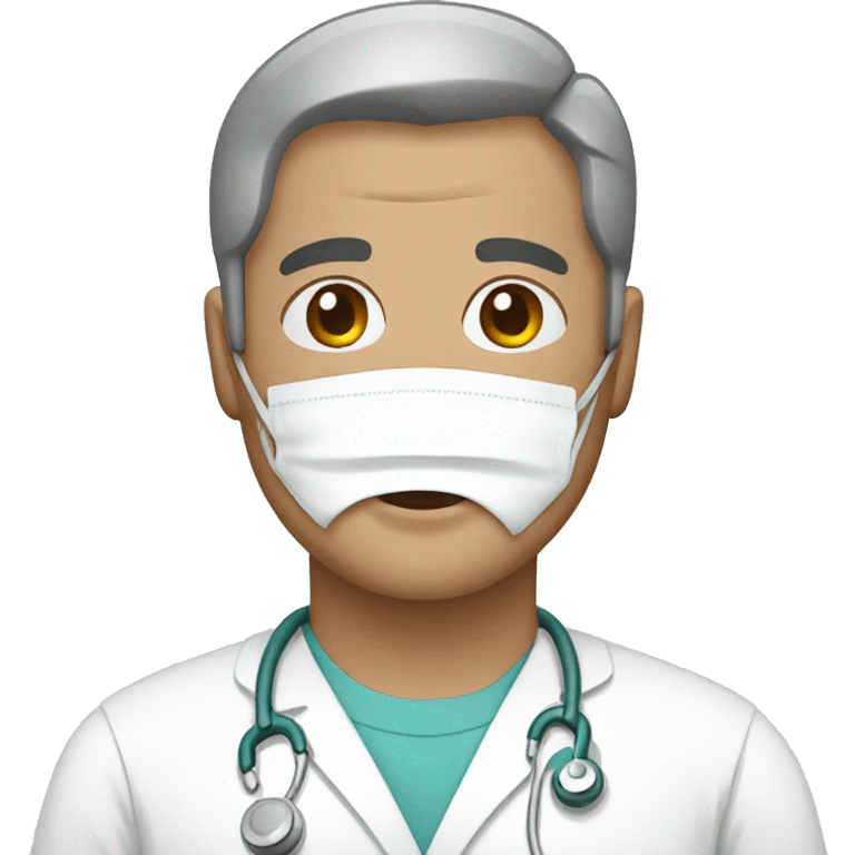 man in hospital emoji