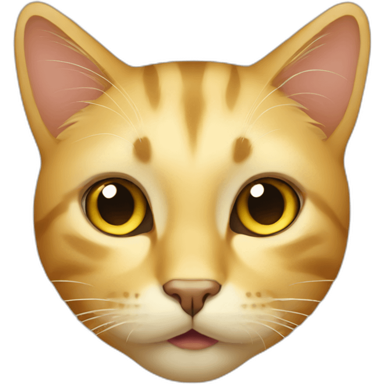 cat golden gradient emoji