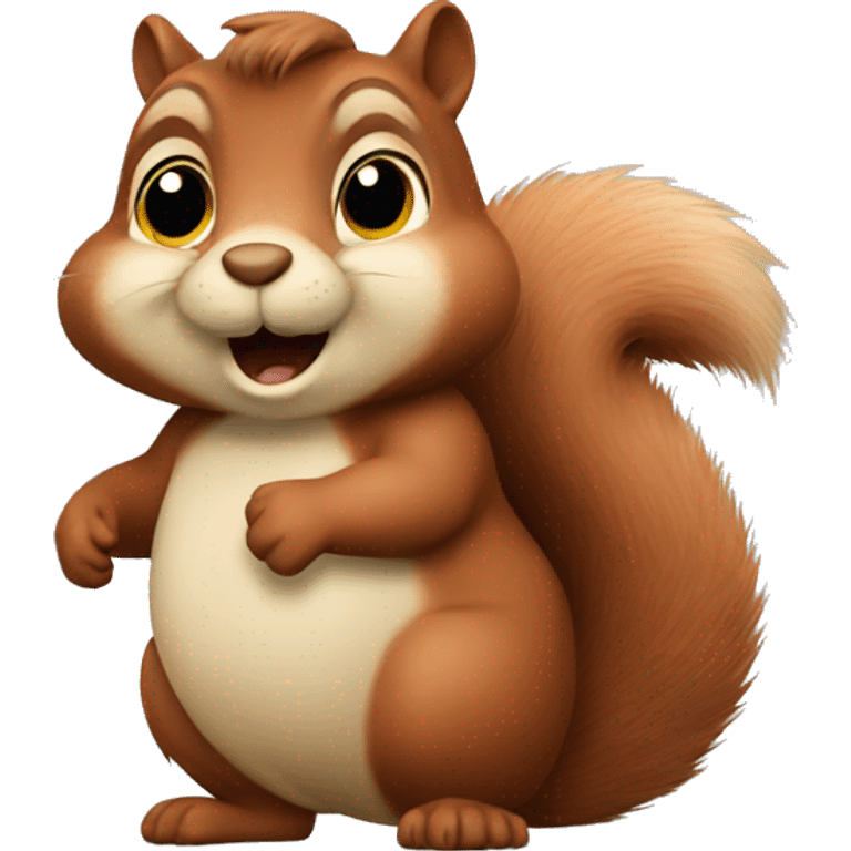 fat squirrel  emoji