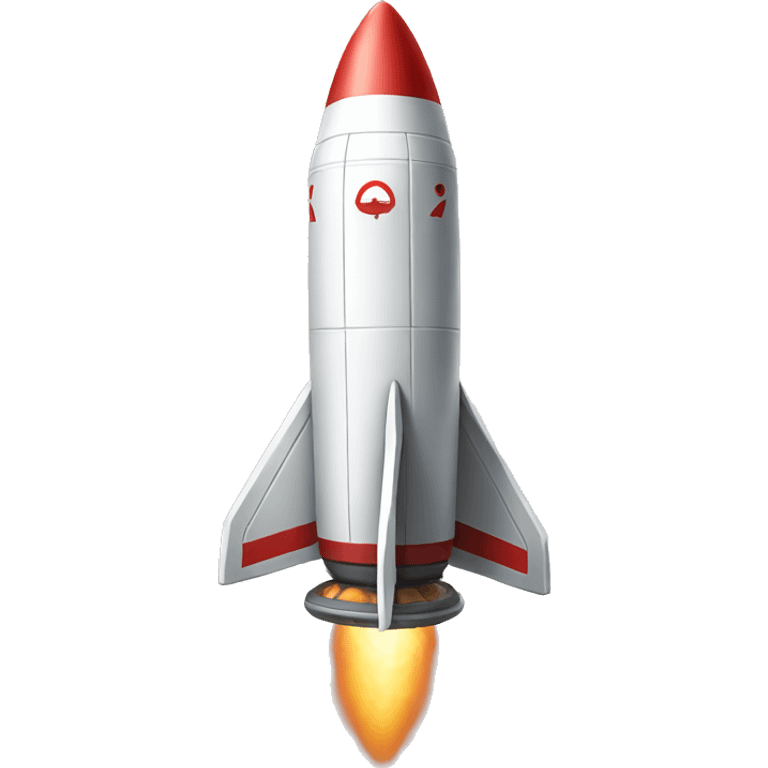 A cool rocket emoji emoji