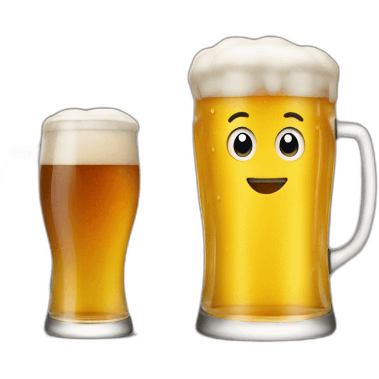 Beer and béer emoji