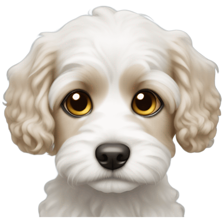 Cavachon puppy emoji