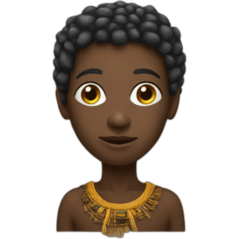 Ciborg africain emoji