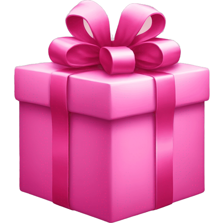 Pink Christmas gifts emoji