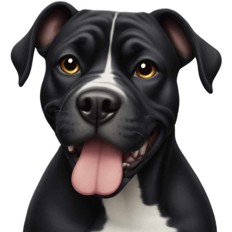 Black Bully Dog emoji