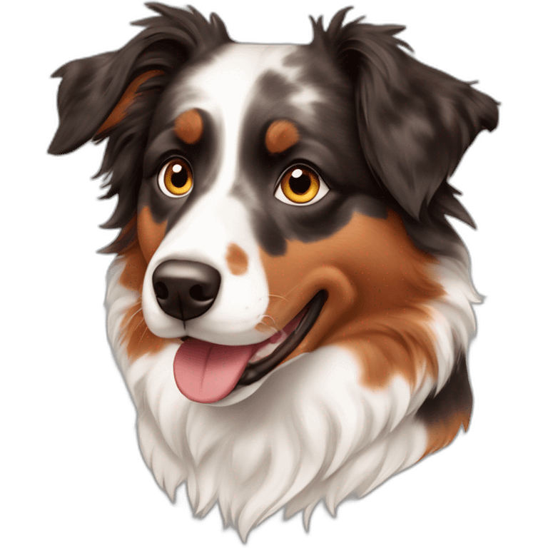 red merle australian shepherd emoji