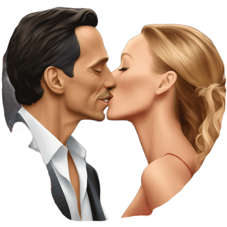 Marc anthony kissing Blake lively emoji