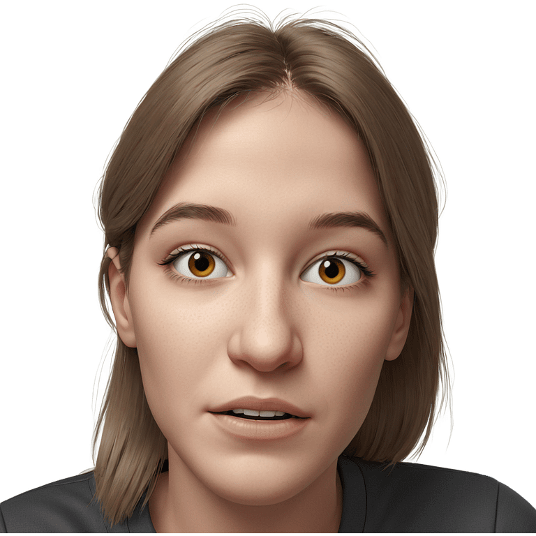 realistic portrait of girl emoji