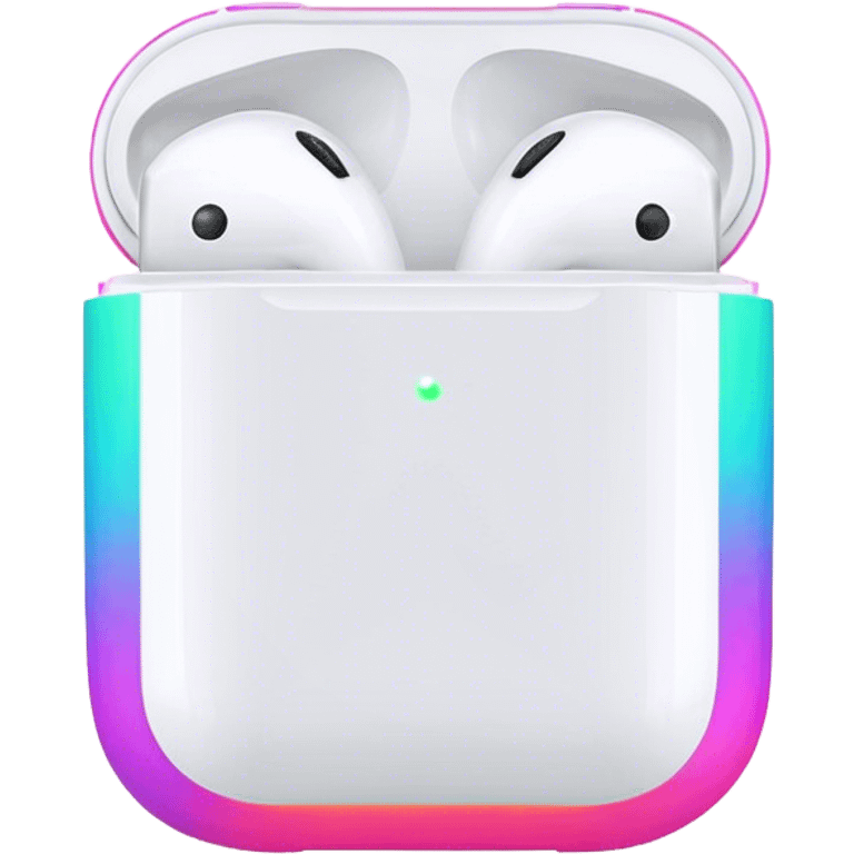 Neon airpods emoji