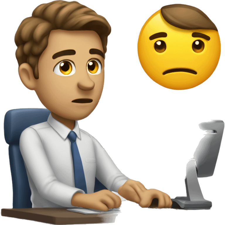 boring office job emoji