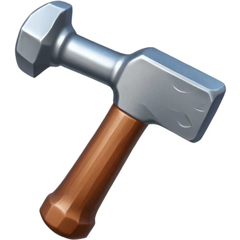 hammer item, props, game casual, stylized emoji