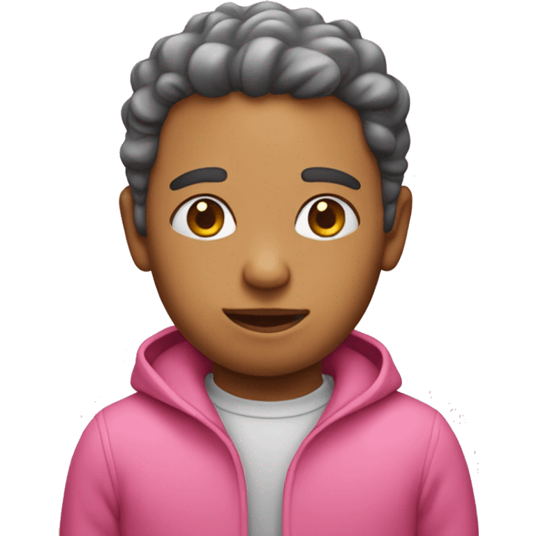 little pink person emoji