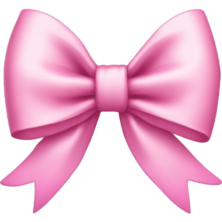 Pink aesthetic bow emoji