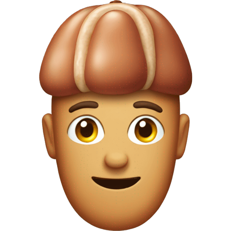 Sausage on the head emoji