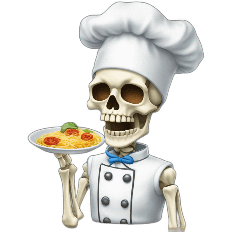 skeleton Chef's Kiss Pinched Fingers italian emoji