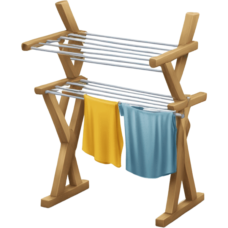 Clothes drying rack emoji